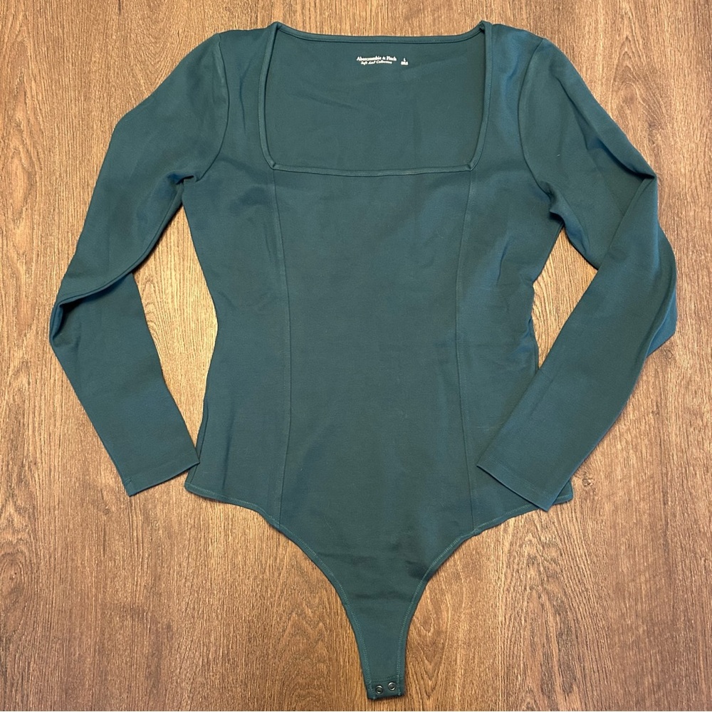 Abercrombie Square Neck Bodysuit, Size L